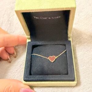 Van cleef heart bracelet